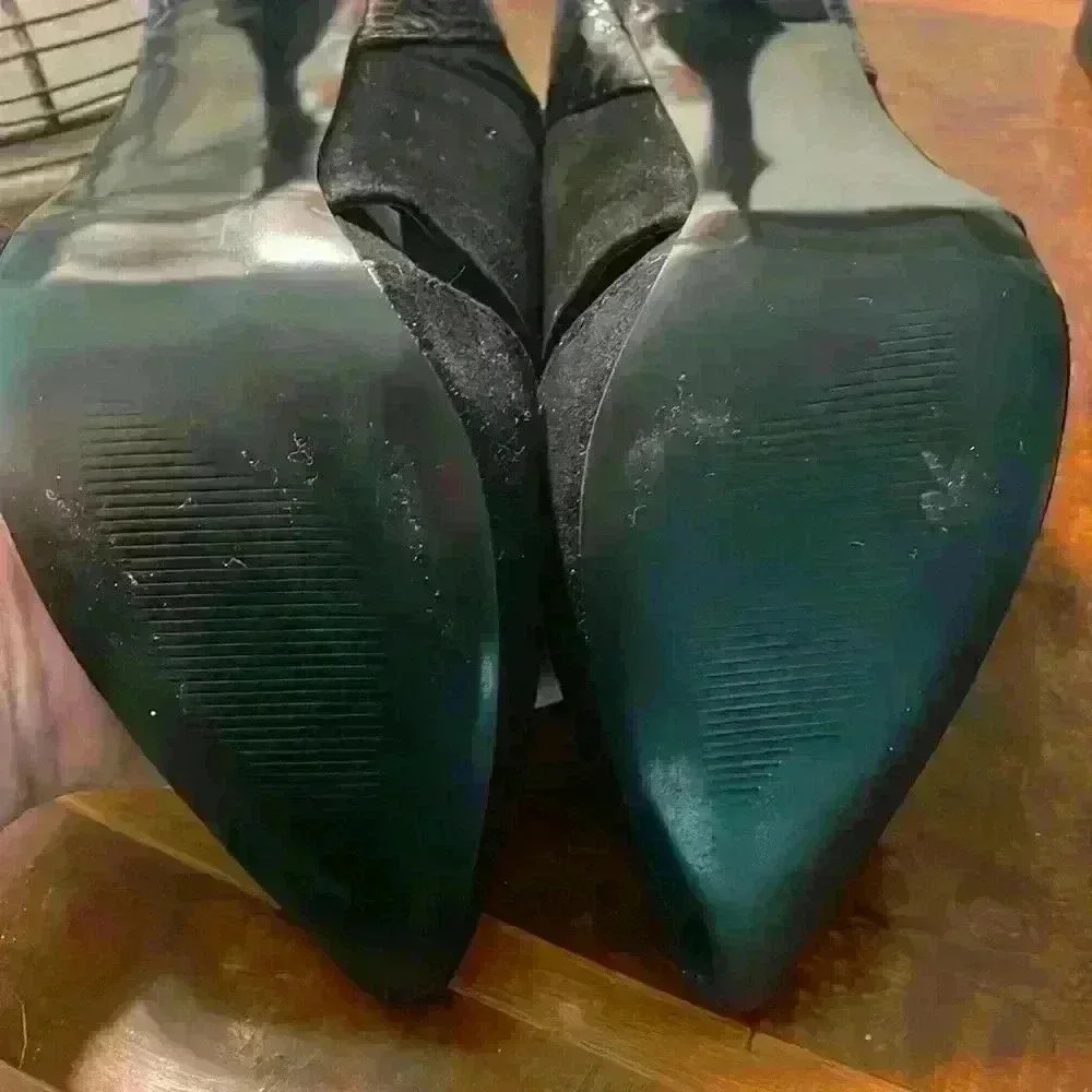 Steve Maddon NWOT Size 8.5 Tripplee Sexy 5” leather up bootie, Zipper Closure, - Picture 5 of 6